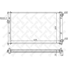 10-26423-SX STELLOX Радиатор, охлаждение двигателя