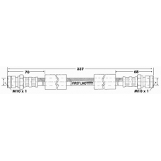 FBH6420 FIRST LINE Тормозной шланг