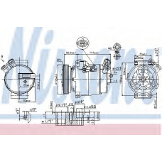 89308 NISSENS Компрессор, кондиционер