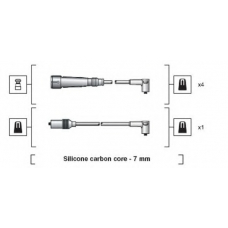 941318111157 MAGNETI MARELLI Комплект проводов зажигания