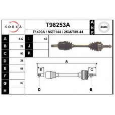 T98253A EAI Приводной вал