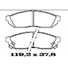 BL1234A2 FTE Колодки тормозные