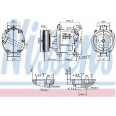 89324 NISSENS Компрессор, кондиционер