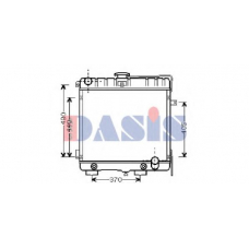 130630T AKS DASIS Радиатор, охлаждение двигателя