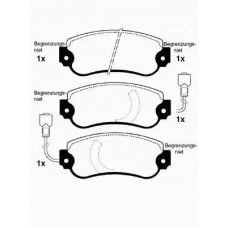 T6015 PAGID Комплект тормозных колодок, дисковый тормоз