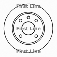 FBD321 FIRST LINE Тормозной диск