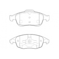 WBP24538A WAGNER LOCKHEED Комплект тормозных колодок, дисковый тормоз