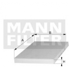 CUK 2622 MANN-FILTER Фильтр, воздух во внутренном пространстве