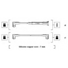 941075040546 MAGNETI MARELLI Комплект проводов зажигания