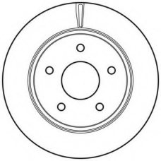 562707JC JURID Тормозной диск