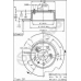 BS 7250 BRECO Тормозной диск