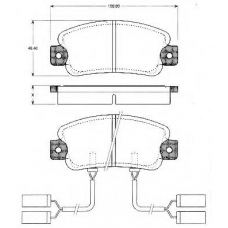BLF529 QUINTON HAZELL Комплект тормозных колодок, дисковый тормоз