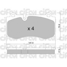 822-669-0 CIFAM Комплект тормозных колодок, дисковый тормоз