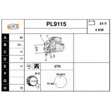 PL9115 SNRA Стартер