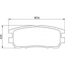 363710203019 MAGNETI MARELLI Комплект тормозных колодок, дисковый тормоз