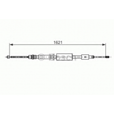 1 987 477 436 BOSCH Трос, стояночная тормозная система