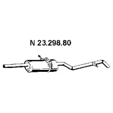 23.298.80 EBERSPACHER Глушитель выхлопных газов конечный