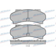 AC058139D AC Delco Комплект тормозных колодок, дисковый тормоз