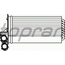 721 418 TOPRAN Теплообменник, отопление салона