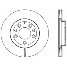 BDR2450.20 OPEN PARTS Тормозной диск