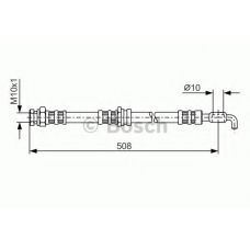 1 987 476 733 BOSCH Тормозной шланг