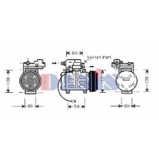 850390N AKS DASIS Компрессор, кондиционер