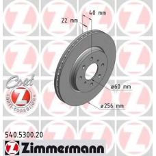 540.5300.20 ZIMMERMANN Тормозной диск