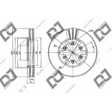 BD2055 DJ PARTS Тормозной диск