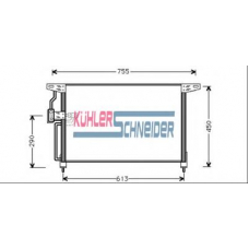 0626501 KUHLER SCHNEIDER Конденсатор, кондиционер