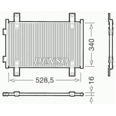 DCN09051 DENSO Конденсатор, кондиционер