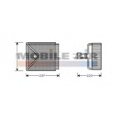 1800V371 VAN WEZEL Испаритель, кондиционер