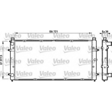 732845 VALEO Радиатор, охлаждение двигателя