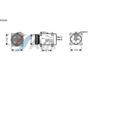 RTK038 AVA Компрессор, кондиционер