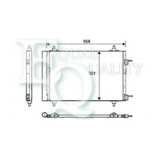 CO0051 EQUAL QUALITY Конденсатор, кондиционер