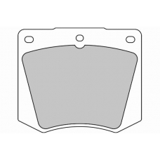 FD6767A NECTO Комплект тормозных колодок, дисковый тормоз