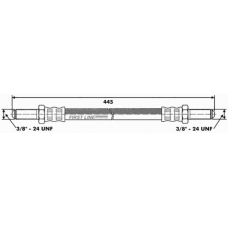 FBH6561 FIRST LINE Тормозной шланг