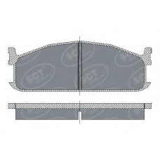 SP 219 SCT Комплект тормозных колодок, дисковый тормоз