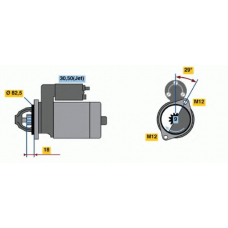 0 986 021 610 BOSCH Стартер