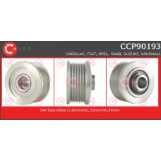 CCP90193 CASCO Ременный шкив, генератор