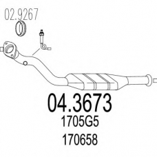 04.3673 MTS Катализатор