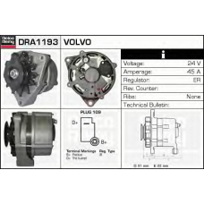 DRA1193 DELCO REMY Генератор