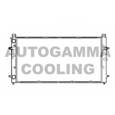 101414 AUTOGAMMA Радиатор, охлаждение двигателя