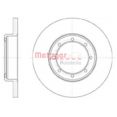 61476.00 METZGER Тормозной диск