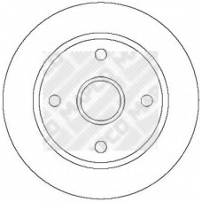 25032 MAPCO Тормозной диск