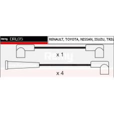 DRL05 DELCO REMY Комплект проводов зажигания