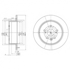 BG2594 DELPHI Тормозной диск