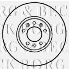 BBD5815S BORG & BECK Тормозной диск