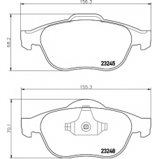 8DB 355 009-111 HELLA PAGID Комплект тормозных колодок, дисковый тормоз