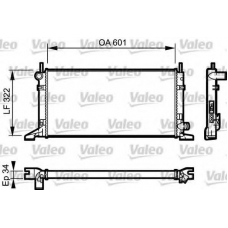 731594 VALEO Радиатор, охлаждение двигателя