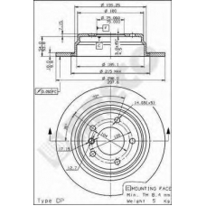 BS 7530 BRECO Тормозной диск